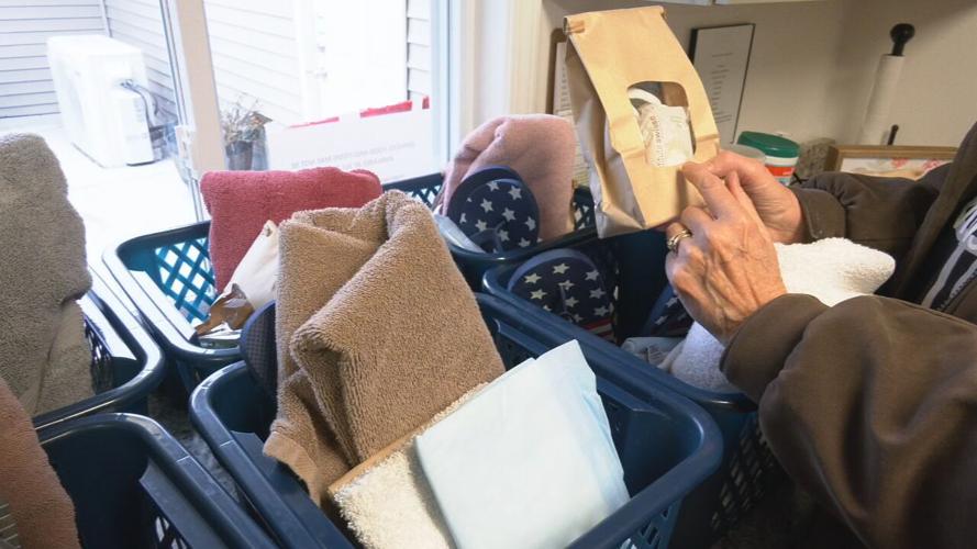 Towels at Louisville white flag