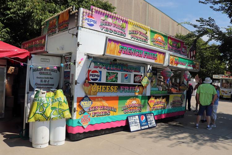 French Fries and Bloomin' Taters food stand at the 2022 Kentucky State Fair