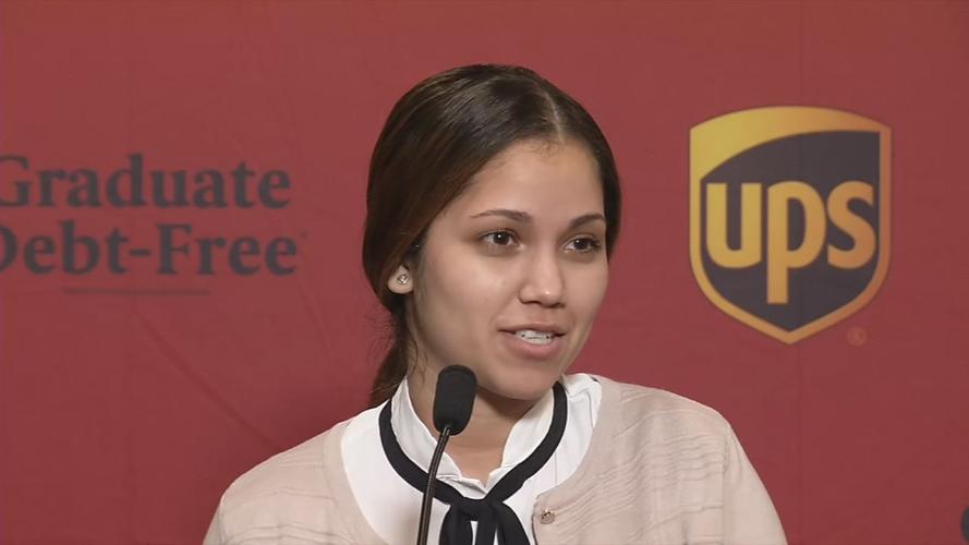 Thalia Almenares, a student involved in Metropolitan College program