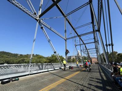 SINGING BRIDGE IN FRANKFORT, KENTUCKY 8-27-2024