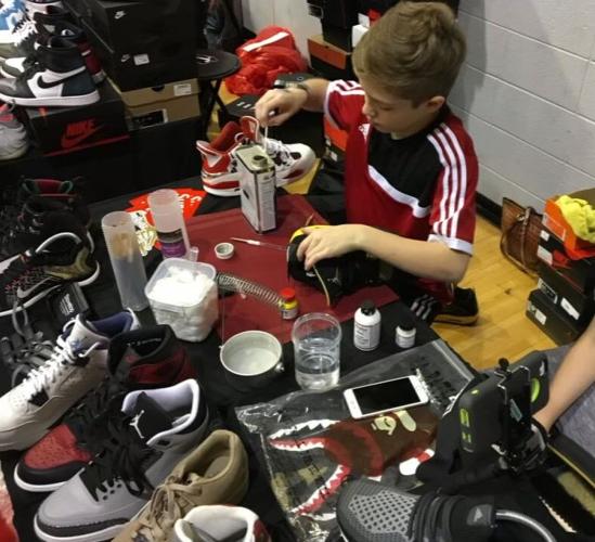 Jake Stover custom shoes