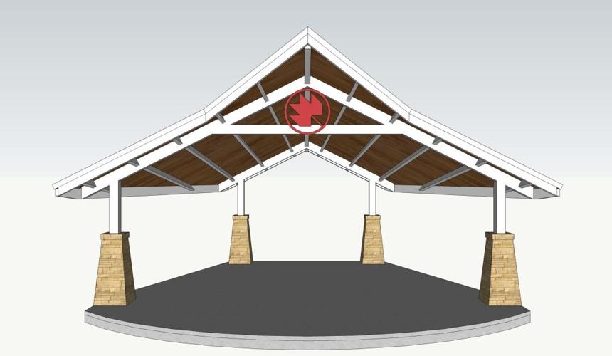 Plans for Maple Park pavillion.JPG