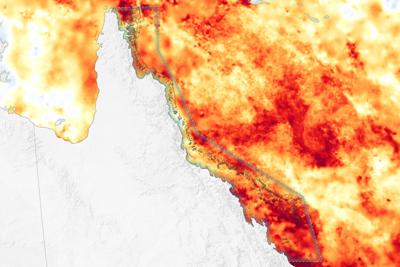 Heat Stress on the Great Barrier Reef