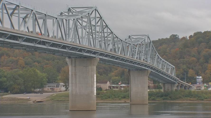 The Milton-Madison Bridge into Madison, Indiana