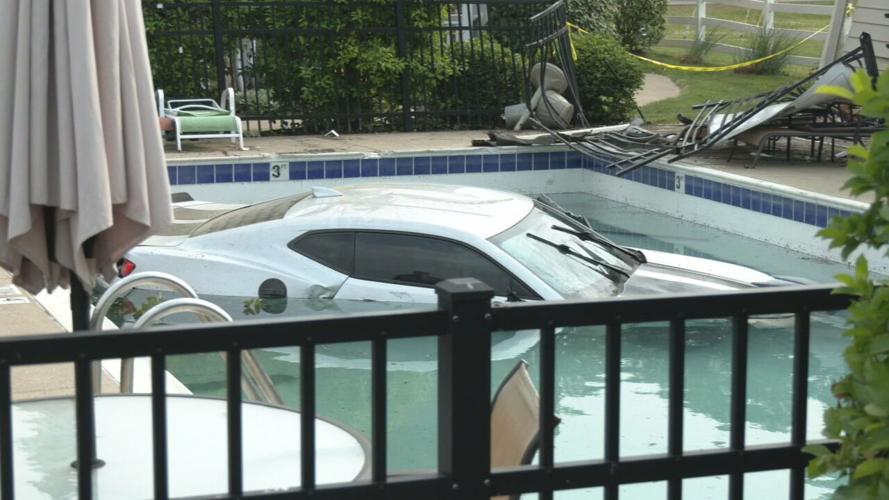 Car submerged in swimming pool on Brook Bend Way after fatal shooting