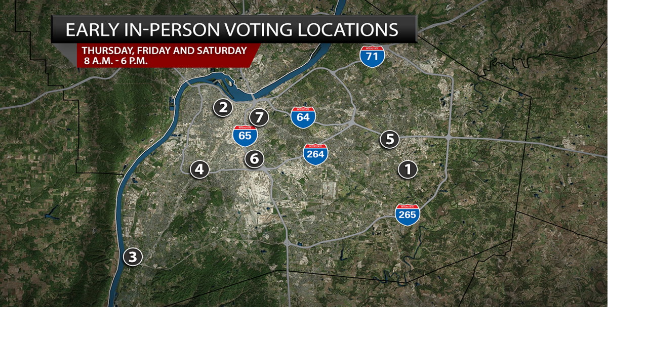 Louisville early voting no excuse needed voting locations.