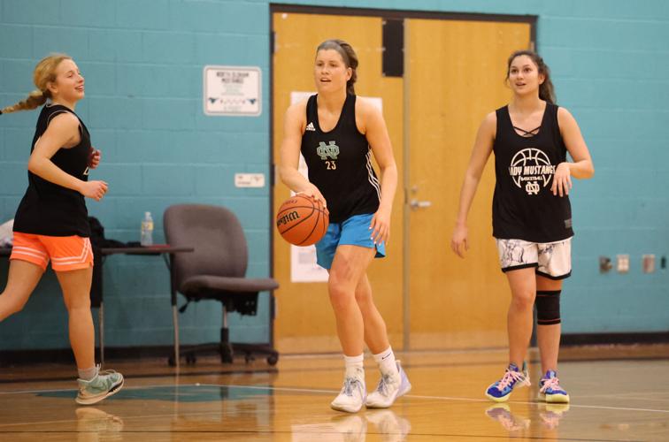 North Oldham girls basketball practice Feb. 24, 2022