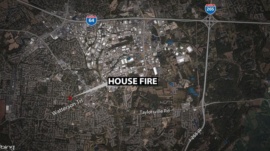3700 Marlin Dr. map of house fire