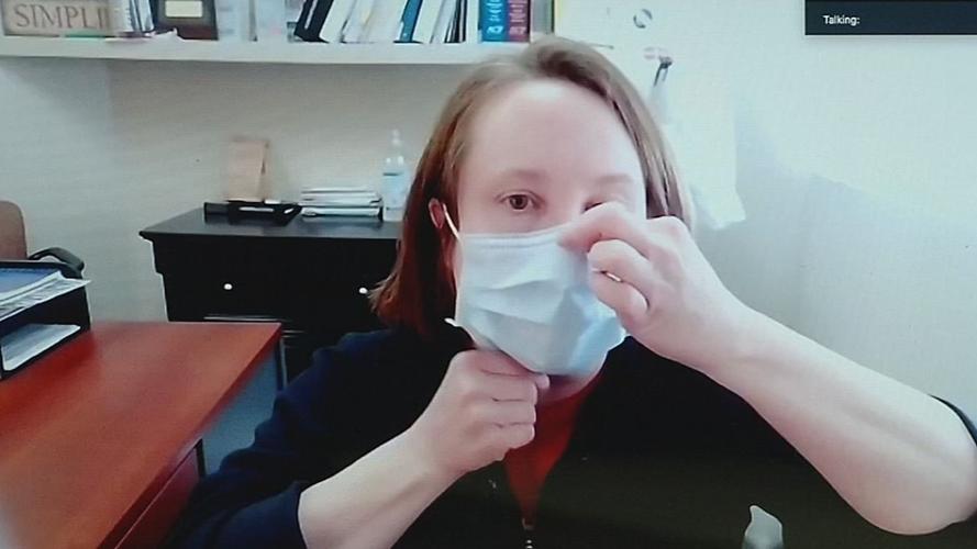 U of L doctor shows how to properly wear a face mask