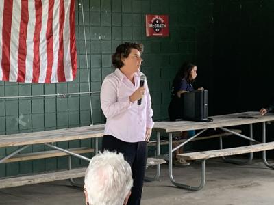 Amy McGrath in Shelbyville
