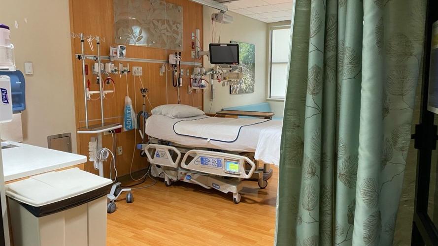 Norton Women's and Children's patient room