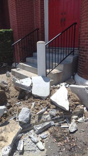 Zion Baptist Church crash scene