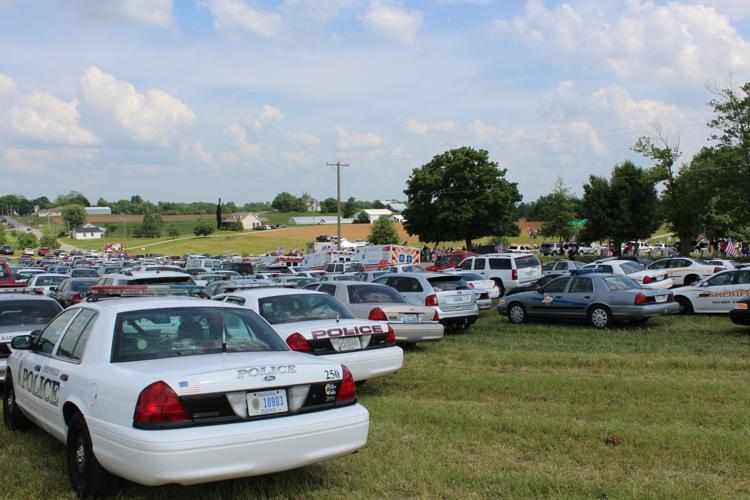 Funeral service and procession for Bardstown Police Ofc. Jason Ellis on May 30, 2013