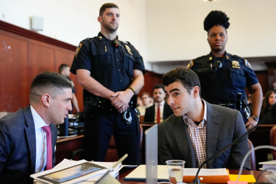 APTOPIX Luigi Mangione in Manhattan Criminal Court