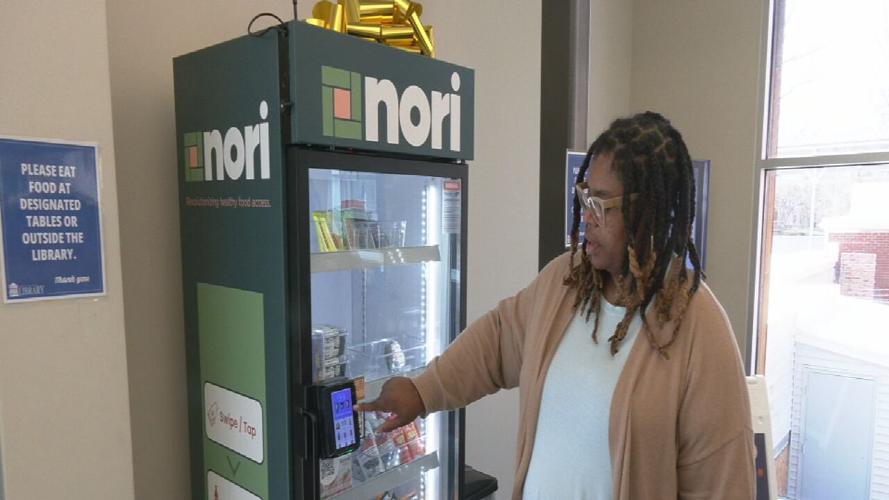 Shawnee Library Nori vending machine 3-14-25