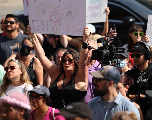 Abortion rally in downtown Louisville