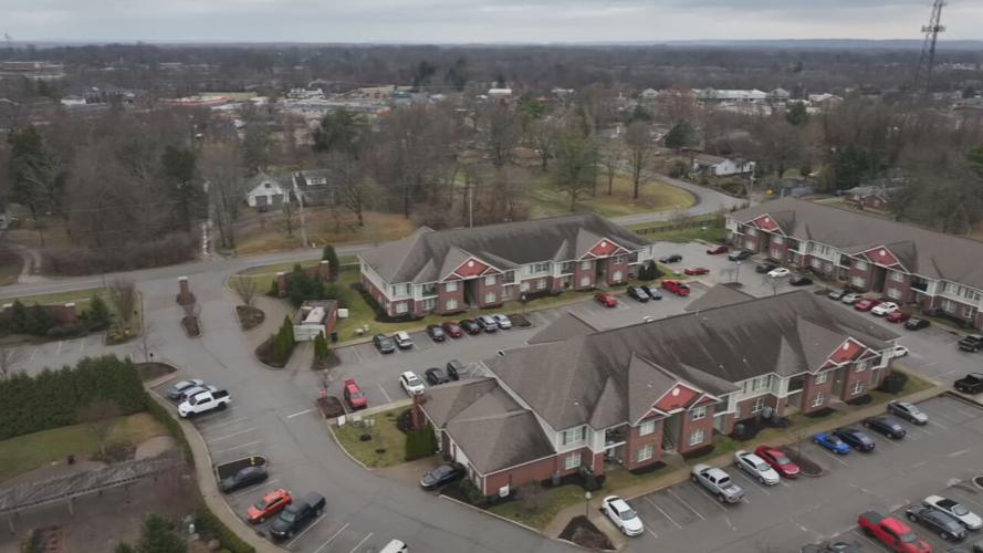 Drone image of Overbrook Apartment Homes