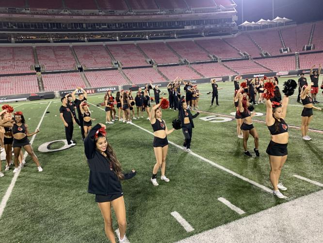 U of L Dance Team Practices at stadium - 9-13-19.jpg