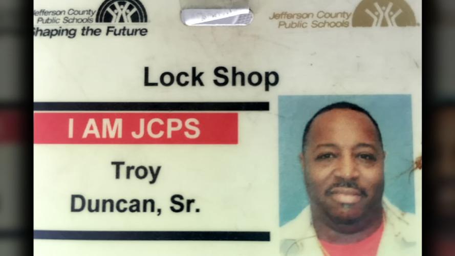 Troy Duncan Sr. JCPS ID badge