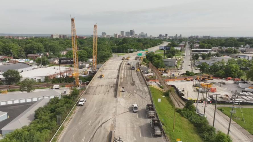 I-65 shutdown ramp 6-1-26 DRONE