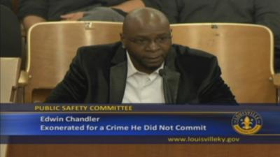 After spending 9 years in prison for crime he didn't commit, man pleads with Metro Council for justice