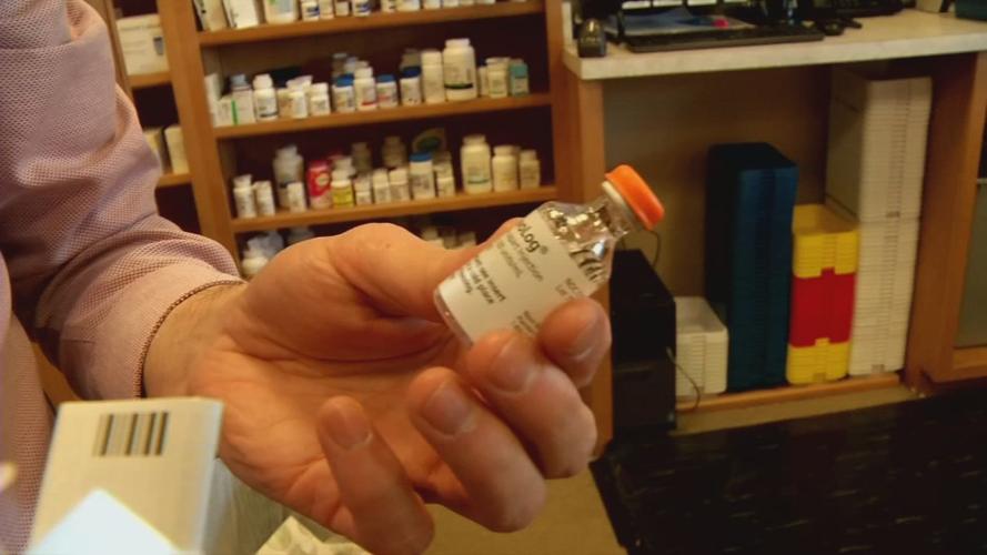 Insulin Bottle in Hand