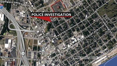 Map of Jeffersonville shelter in place