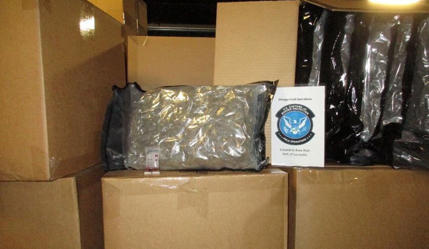 Shipment of marijuana seized at UPS Worldport on April 25, 2023