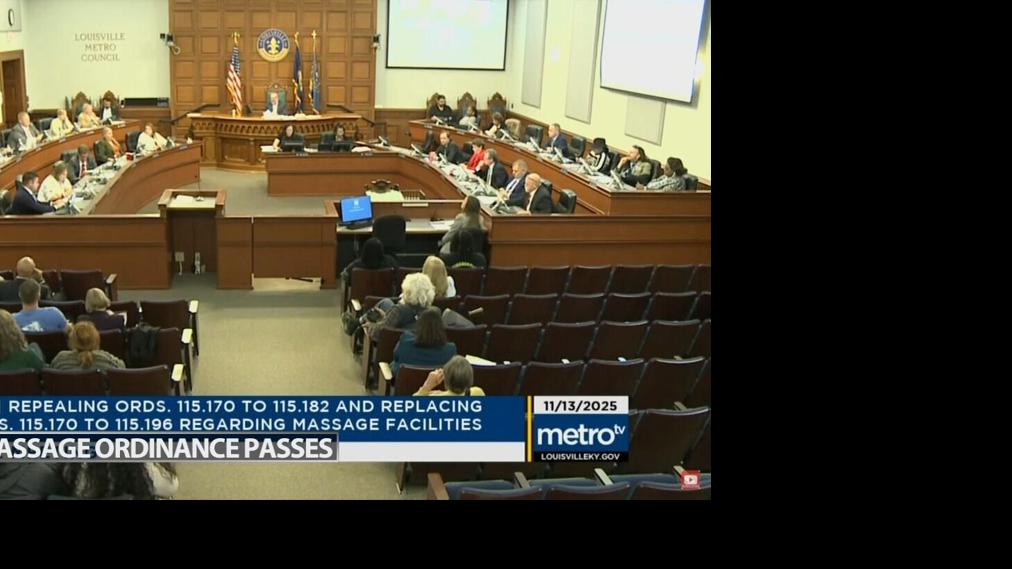 Metro Council approves ordinance for licensed massage parlors - 11.13.25