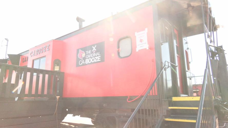 University of Louisville tailgating caboose