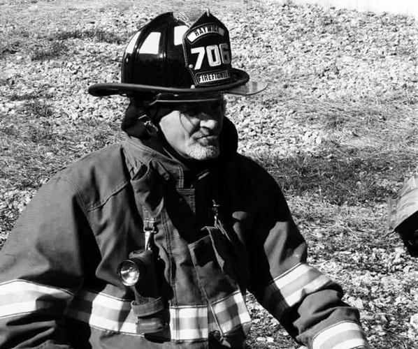 Lieutenant Brian Hatt in uniform