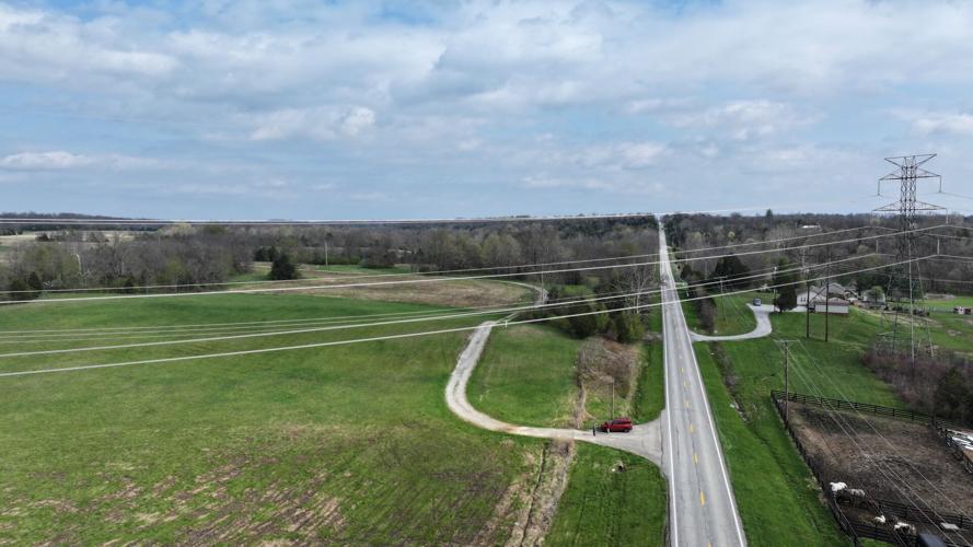 The site of a proposed data center in Oldham County