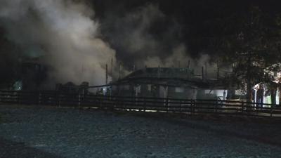 Prospect barn fire