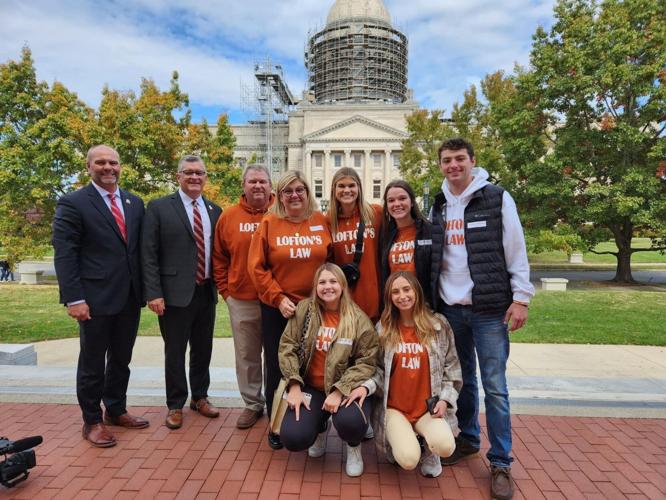 The family of Thomas 'Lofton' Hazelwood, in Frankfort