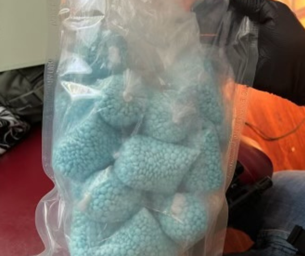 Part of a drug seizure from Laurel County, Kentucky in July 2022