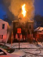 Crews battle intense house fire in Louisville’s Russell neighborhood