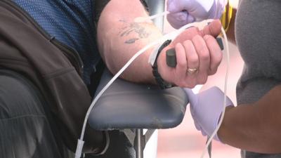 Red Cross blood drive at Yum Center 2-3-25