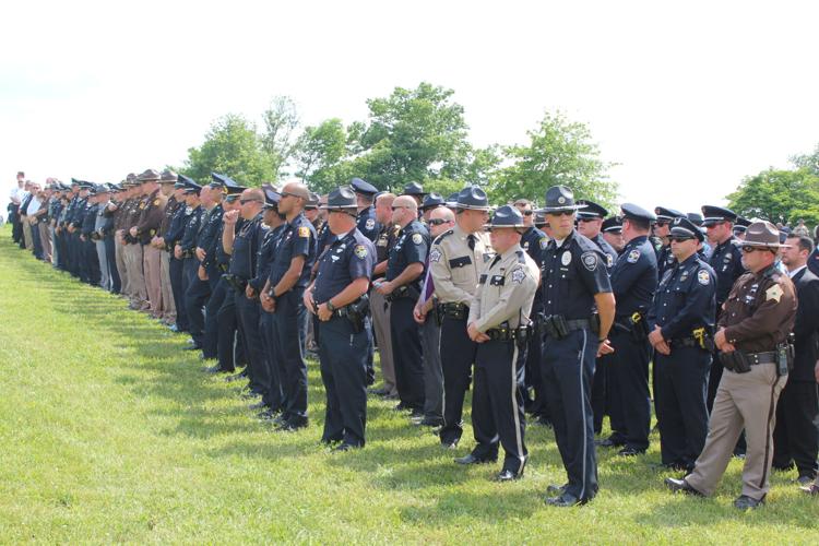 Funeral service and procession for Bardstown Police Ofc. Jason Ellis on May 30, 2013