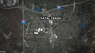 Map of fatal crash on Preston Hwy