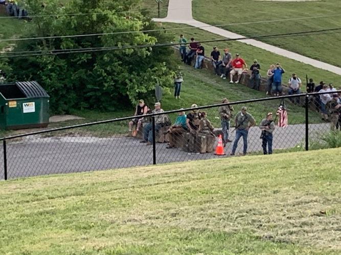 People defend Confederate statue in Brandenburg, KY