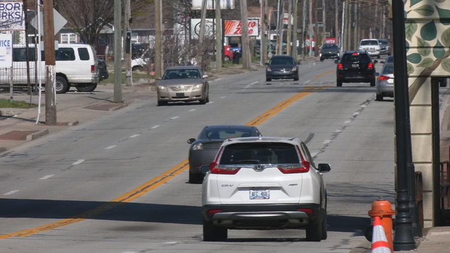 Traffic on Preston Highway in Louisville, Ky.