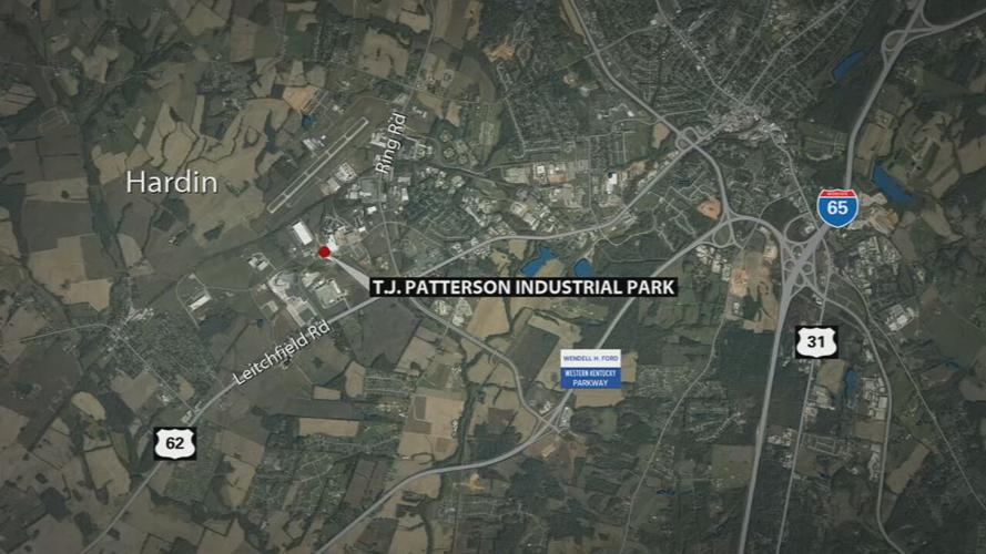 MAP: Planned location of Kruger Packaging of Canada plant in Elizabethtown, Kentucky