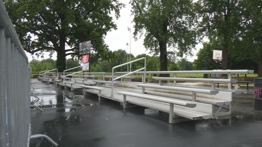 Shawnee Park court Dirt Bowl upgrades