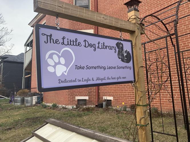 Signage for Little Dog Library