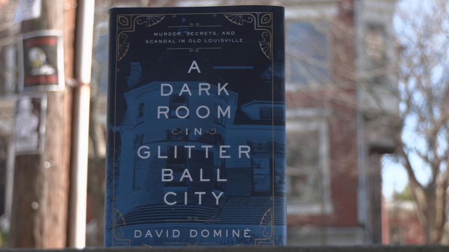 A dark room in glitter ball city book