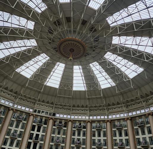 French Lick Hotel atrium