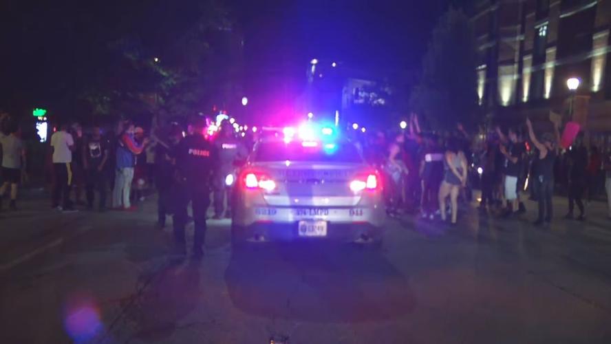 Protesters gather in downtown Louisville demanding justice for Breonna Taylor