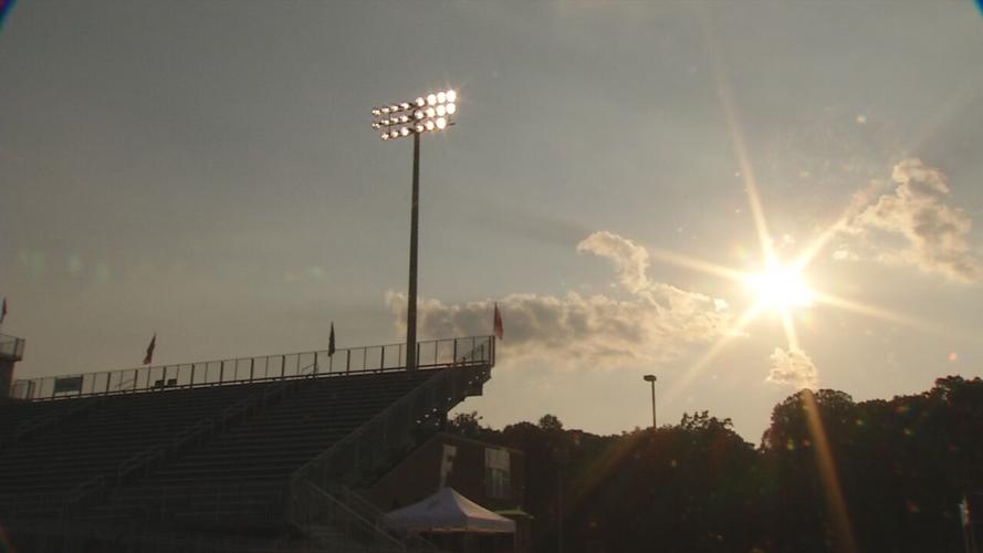 Sun over Football Stands