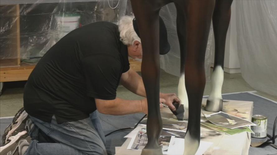 Golden Tempo Derby Museum horse painting 5-20-26