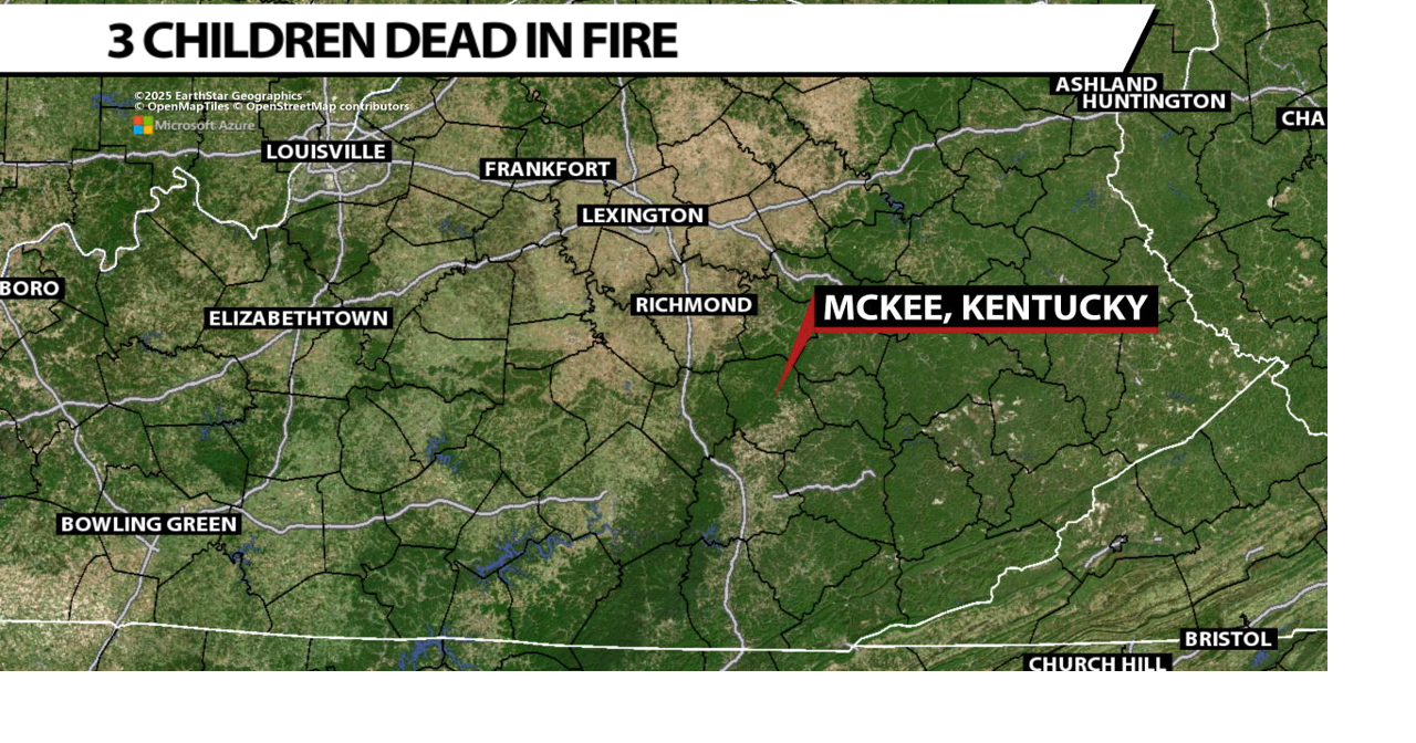 3 children killed in house fire in Jackson County, Kentucky